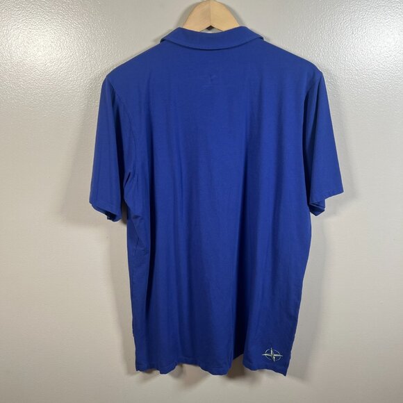 B. Draddy Golf Polo Mens Size Large Blue Preppy Business Casual Travel Work - Picture 2 of 10